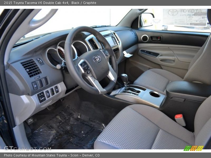 Black / Graphite 2015 Toyota Tacoma V6 Double Cab 4x4