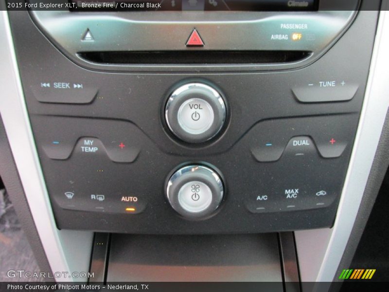 Bronze Fire / Charcoal Black 2015 Ford Explorer XLT