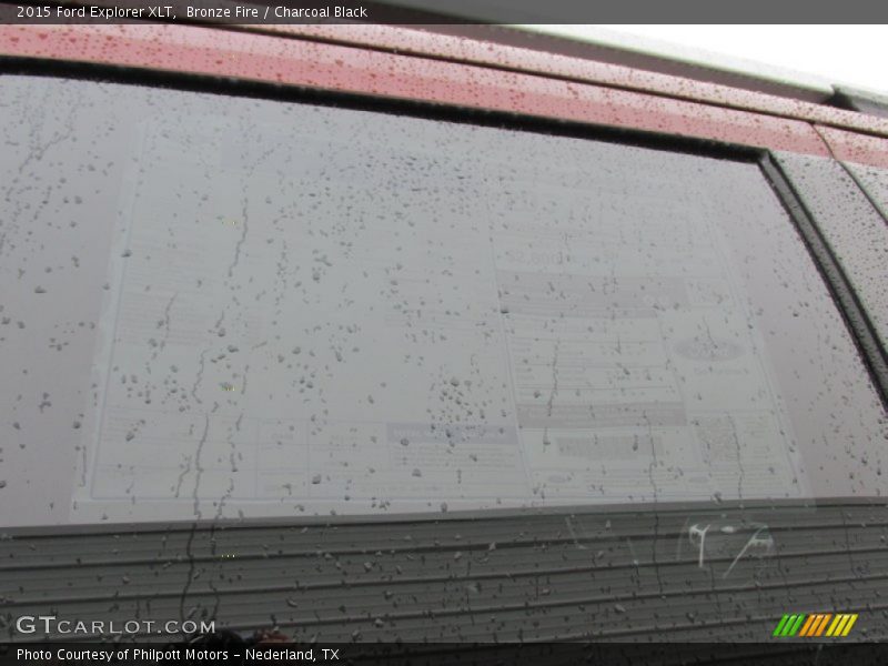 Bronze Fire / Charcoal Black 2015 Ford Explorer XLT