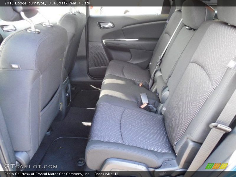 Blue Streak Pearl / Black 2015 Dodge Journey SE