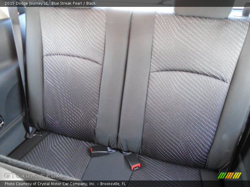 Blue Streak Pearl / Black 2015 Dodge Journey SE