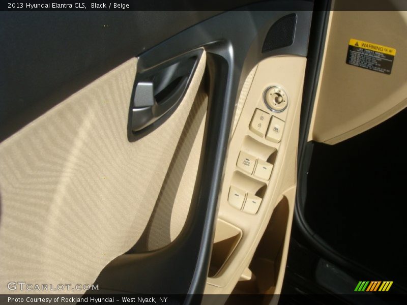 Black / Beige 2013 Hyundai Elantra GLS