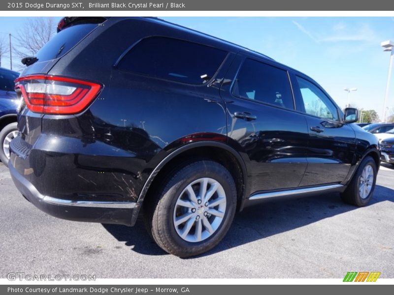 Brilliant Black Crystal Pearl / Black 2015 Dodge Durango SXT