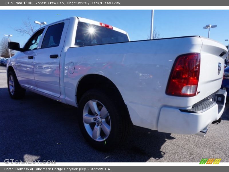 Bright White / Black/Diesel Gray 2015 Ram 1500 Express Crew Cab