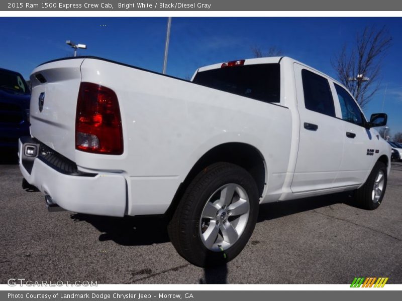 Bright White / Black/Diesel Gray 2015 Ram 1500 Express Crew Cab