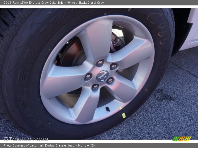 Bright White / Black/Diesel Gray 2015 Ram 1500 Express Crew Cab