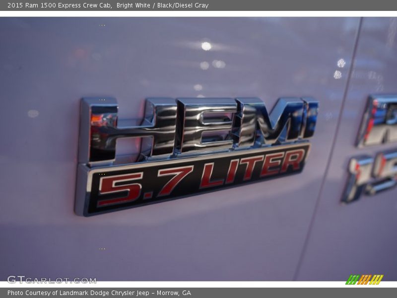 Bright White / Black/Diesel Gray 2015 Ram 1500 Express Crew Cab