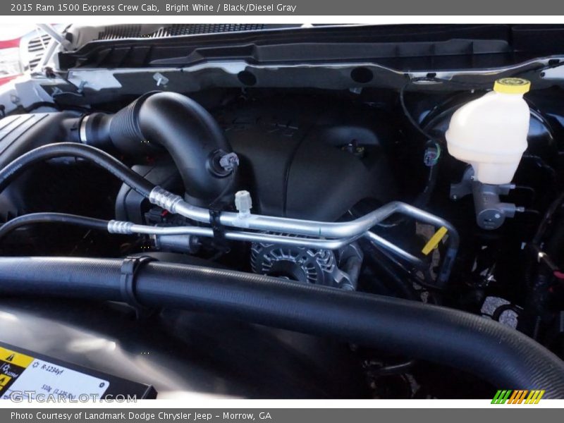 Bright White / Black/Diesel Gray 2015 Ram 1500 Express Crew Cab
