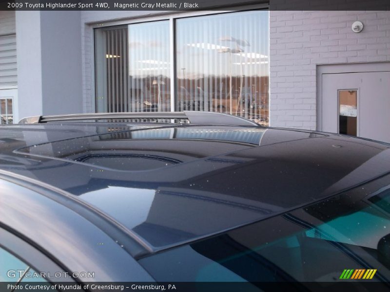 Magnetic Gray Metallic / Black 2009 Toyota Highlander Sport 4WD