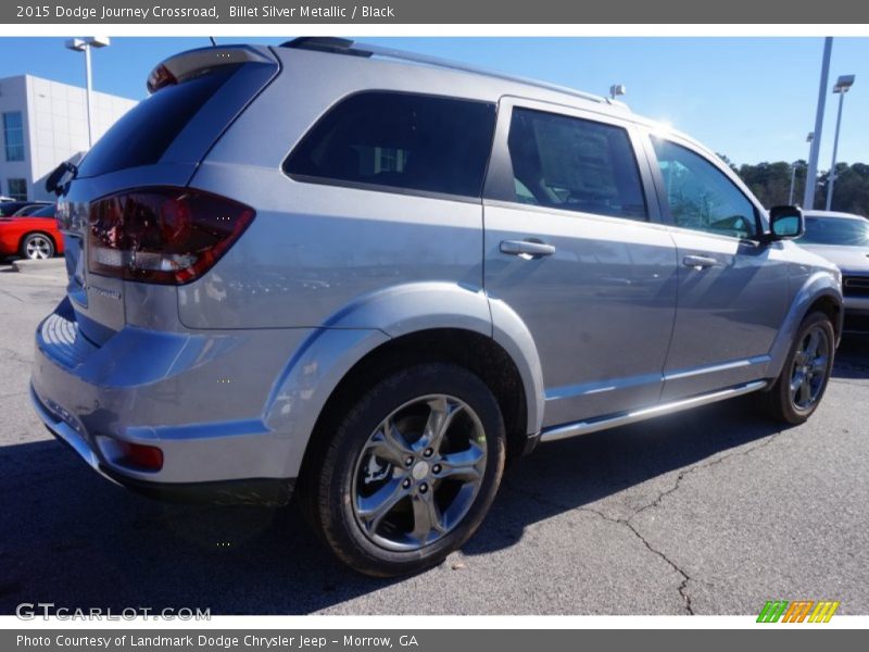 Billet Silver Metallic / Black 2015 Dodge Journey Crossroad