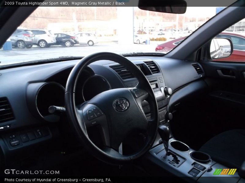 Magnetic Gray Metallic / Black 2009 Toyota Highlander Sport 4WD