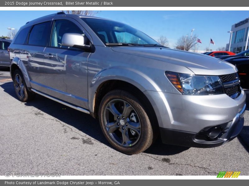 Billet Silver Metallic / Black 2015 Dodge Journey Crossroad