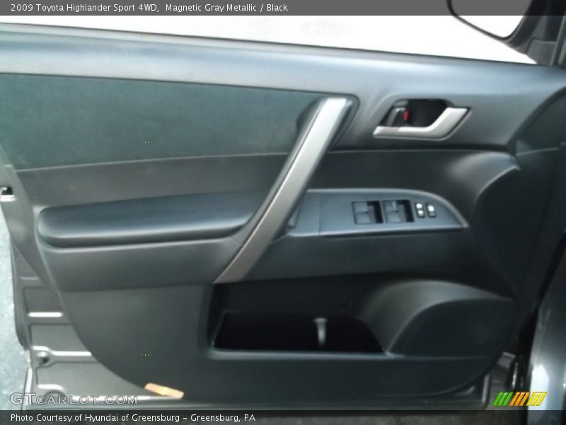 Magnetic Gray Metallic / Black 2009 Toyota Highlander Sport 4WD