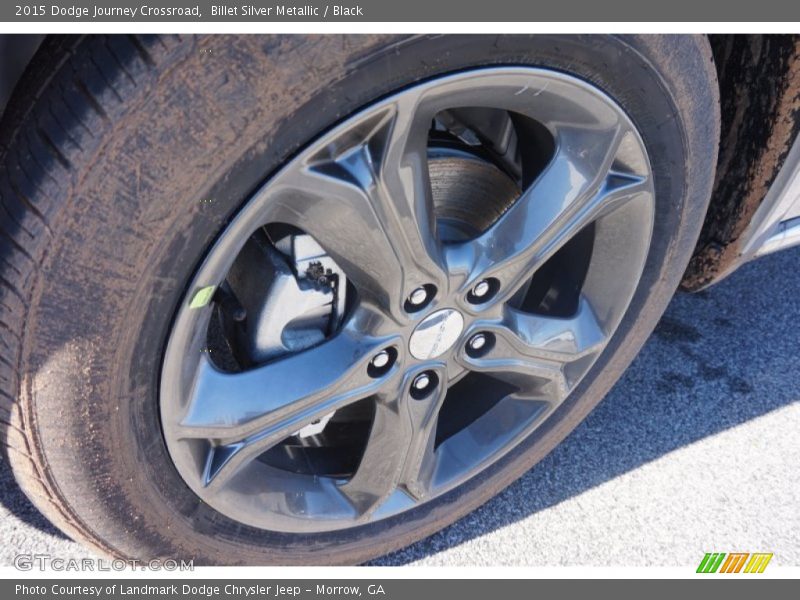 Billet Silver Metallic / Black 2015 Dodge Journey Crossroad