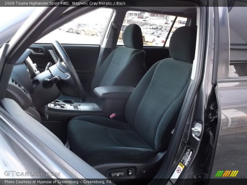 Magnetic Gray Metallic / Black 2009 Toyota Highlander Sport 4WD