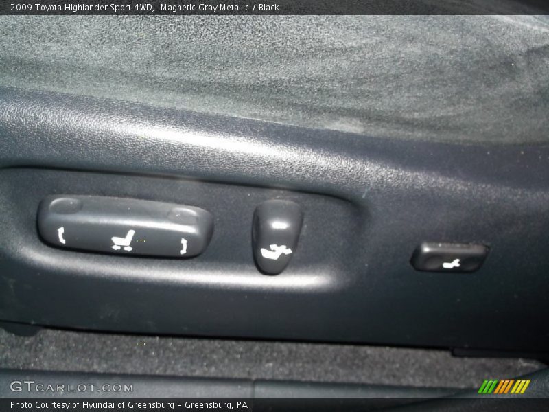 Magnetic Gray Metallic / Black 2009 Toyota Highlander Sport 4WD