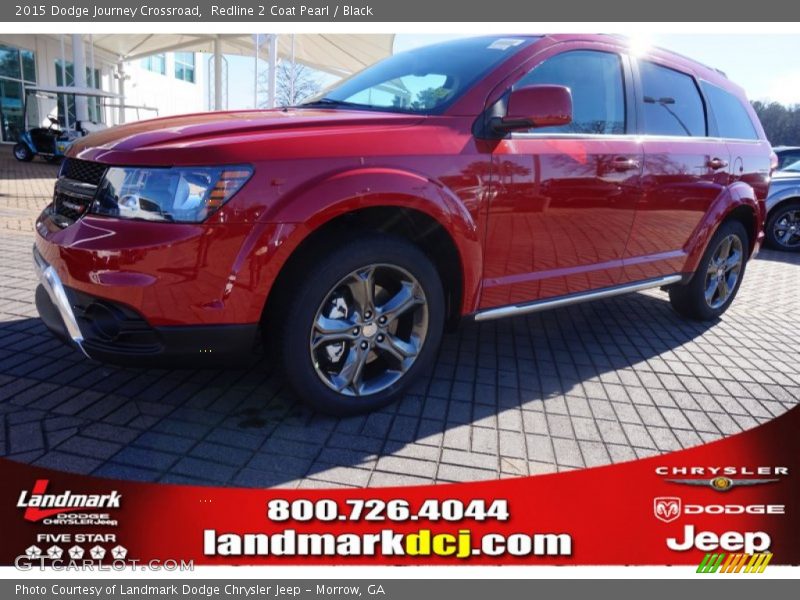 Redline 2 Coat Pearl / Black 2015 Dodge Journey Crossroad
