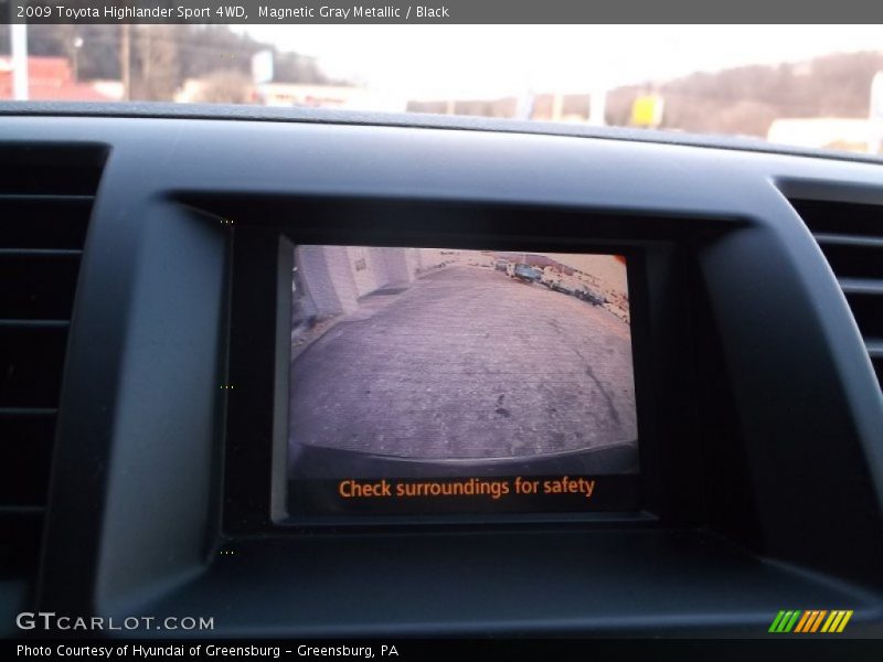 Magnetic Gray Metallic / Black 2009 Toyota Highlander Sport 4WD