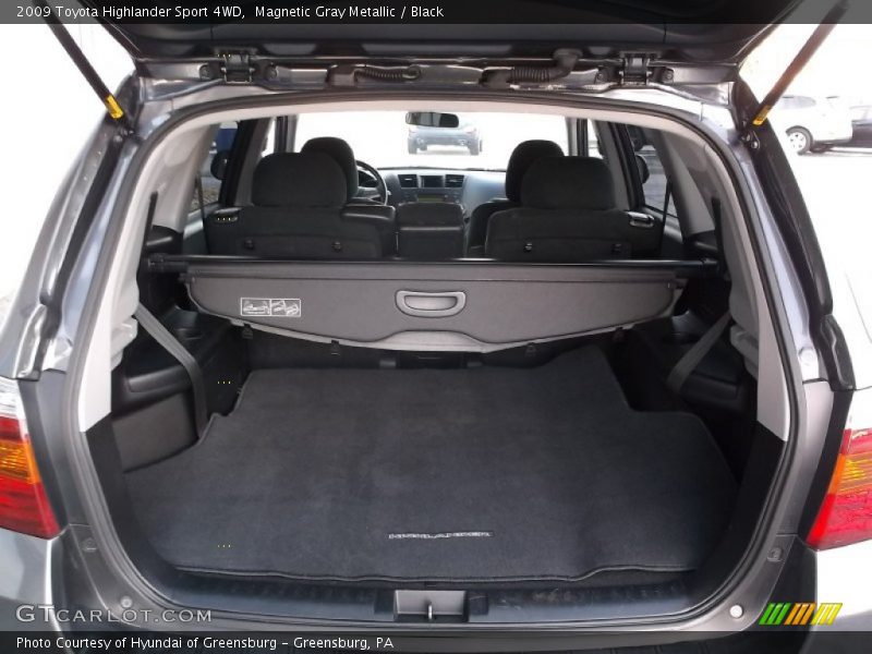 Magnetic Gray Metallic / Black 2009 Toyota Highlander Sport 4WD