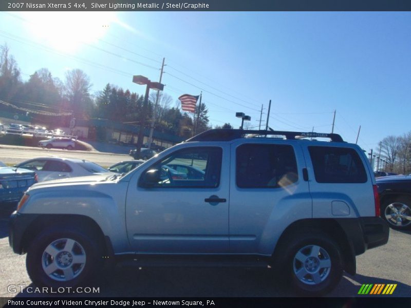 Silver Lightning Metallic / Steel/Graphite 2007 Nissan Xterra S 4x4