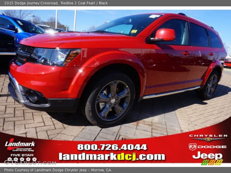 Redline 2 Coat Pearl / Black 2015 Dodge Journey Crossroad