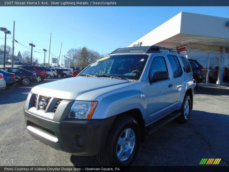 Silver Lightning Metallic / Steel/Graphite 2007 Nissan Xterra S 4x4