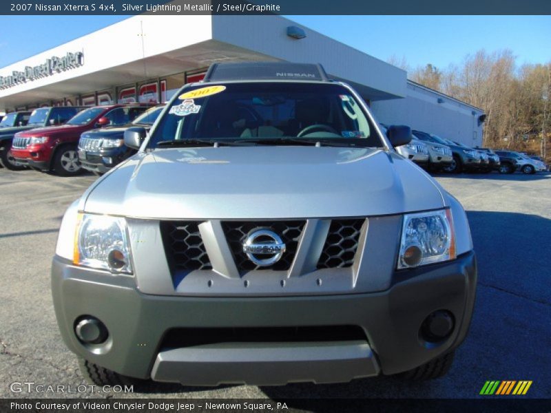 Silver Lightning Metallic / Steel/Graphite 2007 Nissan Xterra S 4x4