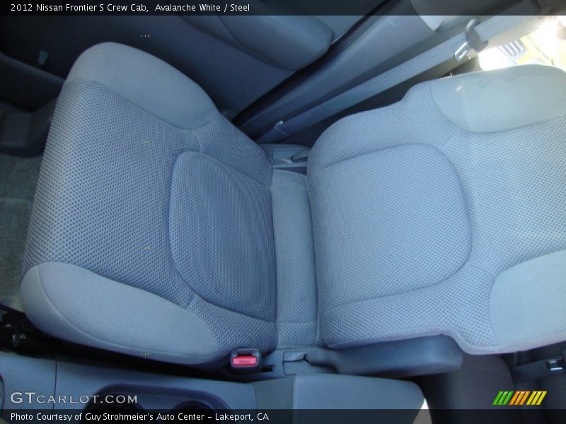 Avalanche White / Steel 2012 Nissan Frontier S Crew Cab