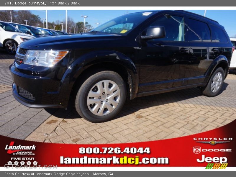 Pitch Black / Black 2015 Dodge Journey SE