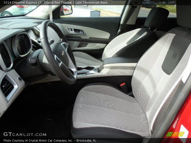 Crystal Red Tintcoat / Light Titanium/Jet Black 2014 Chevrolet Equinox LT