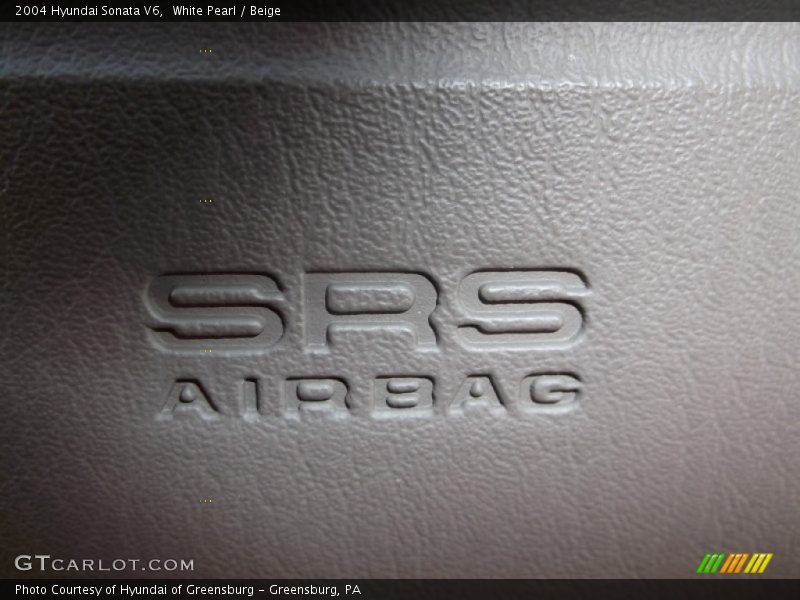 White Pearl / Beige 2004 Hyundai Sonata V6
