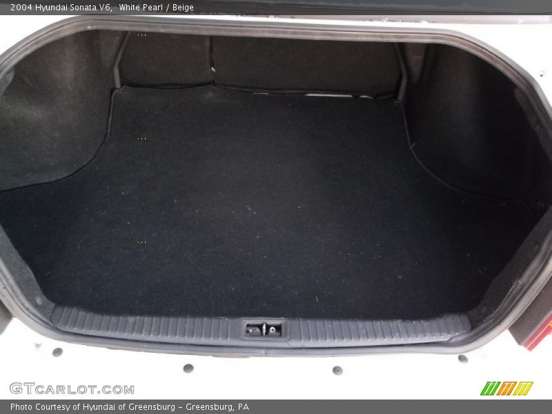 White Pearl / Beige 2004 Hyundai Sonata V6