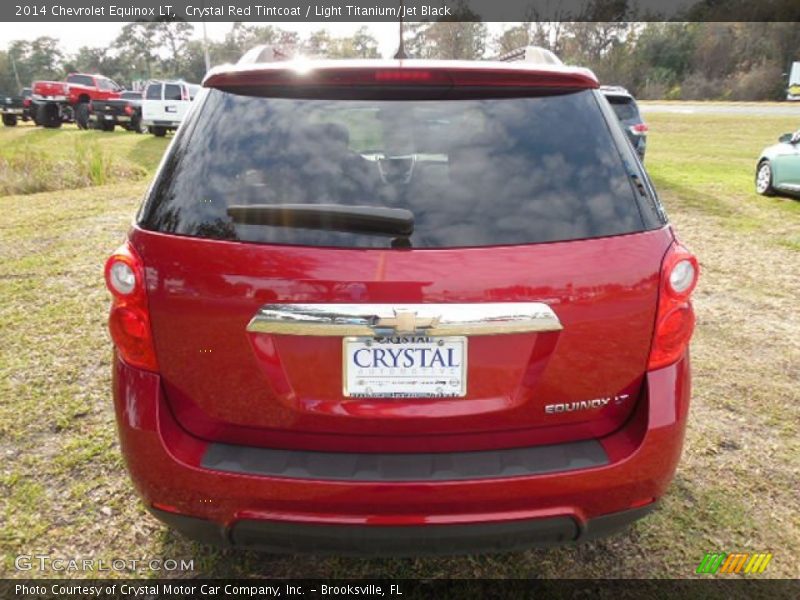 Crystal Red Tintcoat / Light Titanium/Jet Black 2014 Chevrolet Equinox LT
