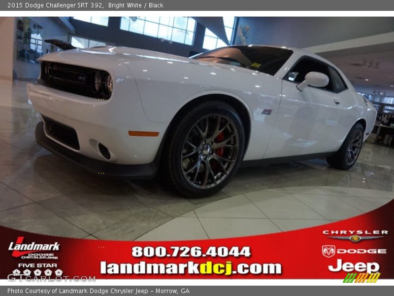 Bright White / Black 2015 Dodge Challenger SRT 392