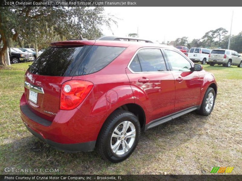 Crystal Red Tintcoat / Light Titanium/Jet Black 2014 Chevrolet Equinox LT