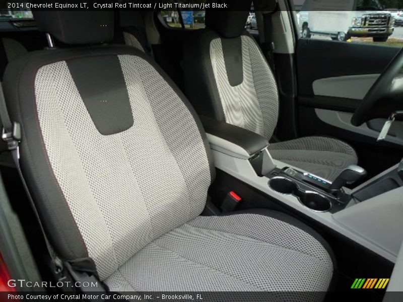 Crystal Red Tintcoat / Light Titanium/Jet Black 2014 Chevrolet Equinox LT