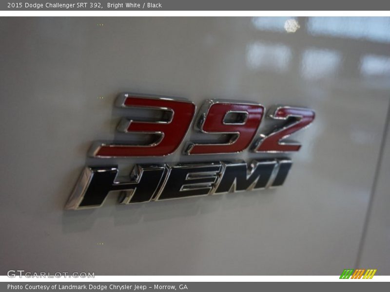 Bright White / Black 2015 Dodge Challenger SRT 392