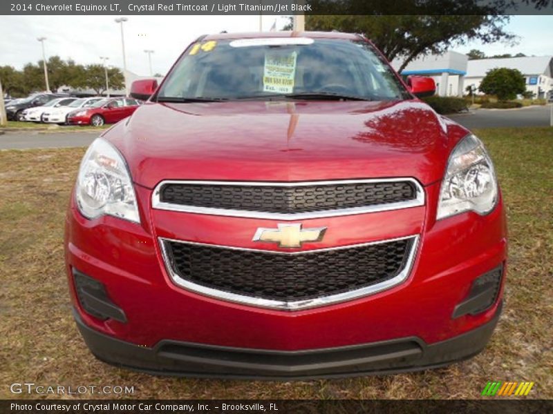 Crystal Red Tintcoat / Light Titanium/Jet Black 2014 Chevrolet Equinox LT