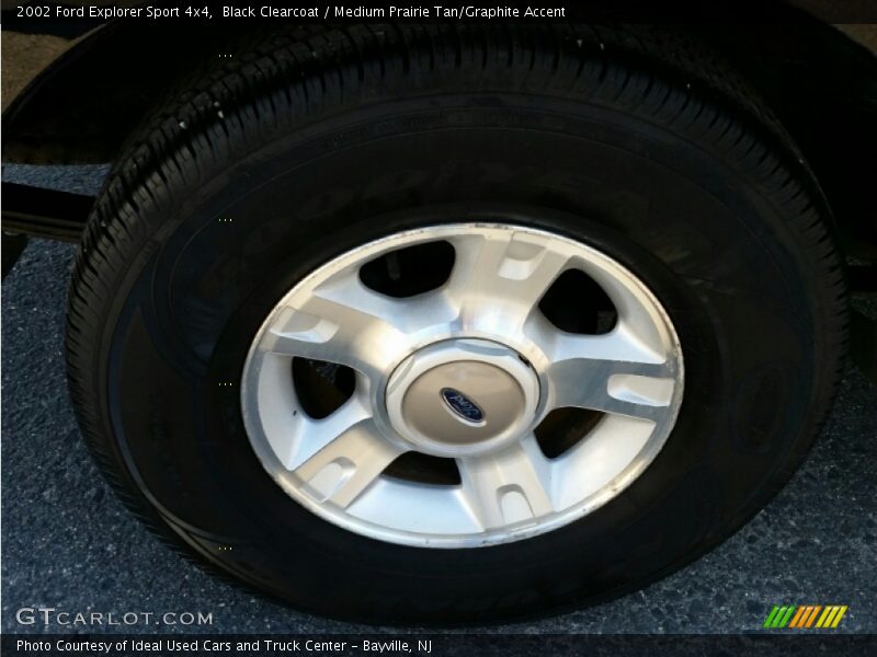 Black Clearcoat / Medium Prairie Tan/Graphite Accent 2002 Ford Explorer Sport 4x4