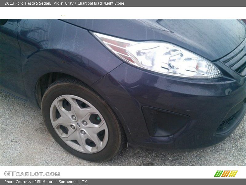 Violet Gray / Charcoal Black/Light Stone 2013 Ford Fiesta S Sedan