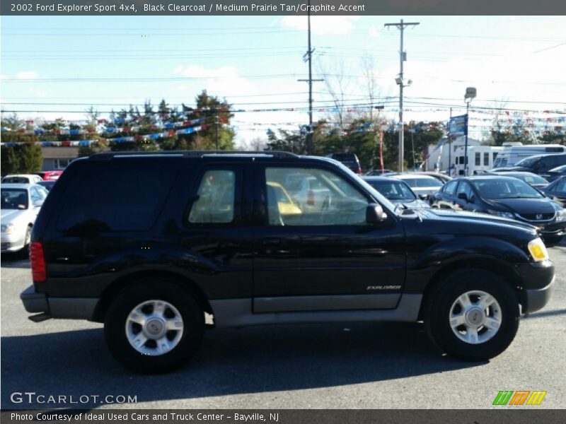 Black Clearcoat / Medium Prairie Tan/Graphite Accent 2002 Ford Explorer Sport 4x4