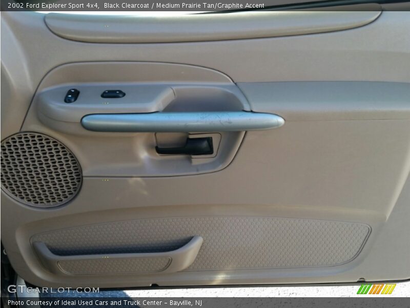 Black Clearcoat / Medium Prairie Tan/Graphite Accent 2002 Ford Explorer Sport 4x4