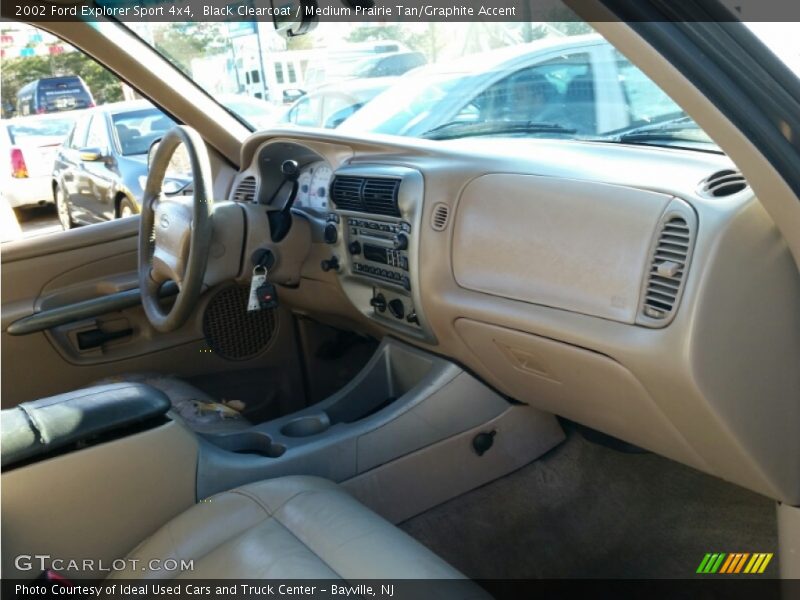 Black Clearcoat / Medium Prairie Tan/Graphite Accent 2002 Ford Explorer Sport 4x4