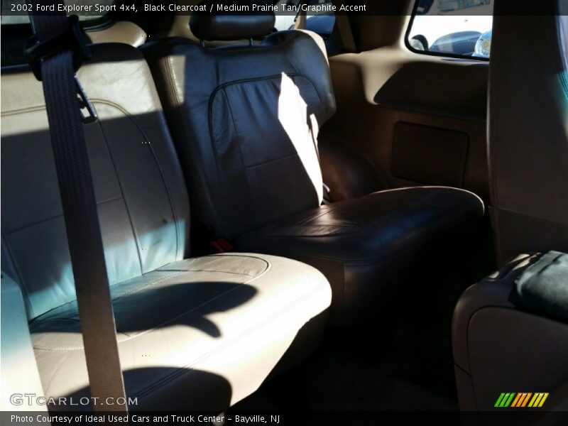 Black Clearcoat / Medium Prairie Tan/Graphite Accent 2002 Ford Explorer Sport 4x4