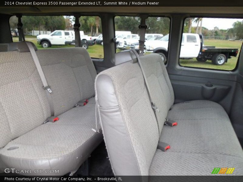 Summit White / Medium Pewter 2014 Chevrolet Express 3500 Passenger Extended LT