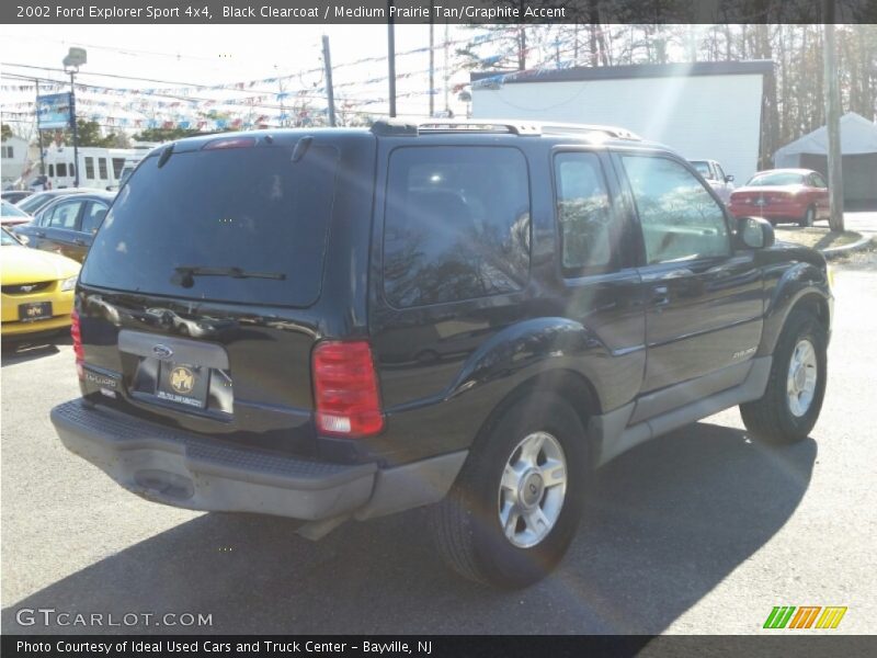 Black Clearcoat / Medium Prairie Tan/Graphite Accent 2002 Ford Explorer Sport 4x4