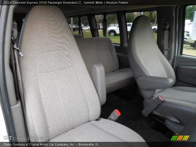 Summit White / Medium Pewter 2014 Chevrolet Express 3500 Passenger Extended LT