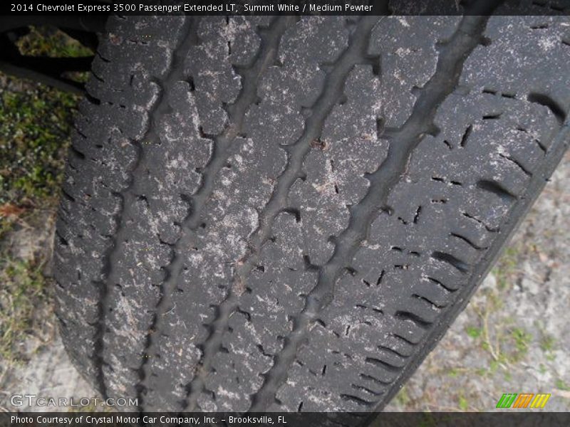 Summit White / Medium Pewter 2014 Chevrolet Express 3500 Passenger Extended LT