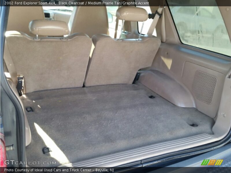 Black Clearcoat / Medium Prairie Tan/Graphite Accent 2002 Ford Explorer Sport 4x4