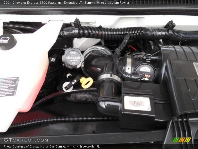 Summit White / Medium Pewter 2014 Chevrolet Express 3500 Passenger Extended LT